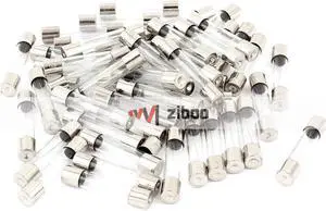 50 Pcs 250Volts 5Amp F5Al250V Fast Quick Blow Glass Tube Fuses 6 Mm X 30Mm KdK