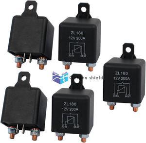 5Pcs ZL180 Large Current Split Charge Power Relay Car Truck Boat DC 12V 200AKd