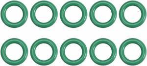 Fluorine Rubber O Rings 9.5mm OD 5.7mm ID 1.9mm Width Seal Gasket Green 10PcsKD