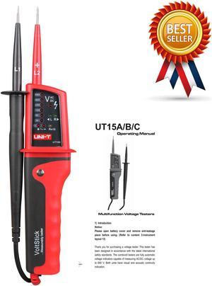 UNI-T UT15B Waterproof Type Voltage Testers AC/DC Voltage Measurement Kd