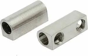 3mm Dia Brass Nickel Plated Terminal Blocks Electrical Wire Connectors 20pcs KD 3mm Dia Brass Nickel Plated Terminal Blocks Electrical Wire Connectors 20pcs KD