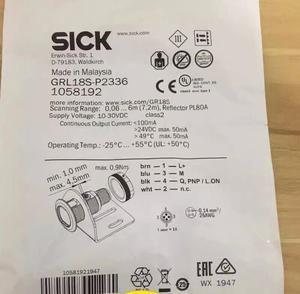 NEW SICK GRL18S-P2336 Photoelectric Sensor