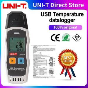 UNI-T UT330TH Electronic Digital Thermometer Hygrometer LED Screen USB Recorder