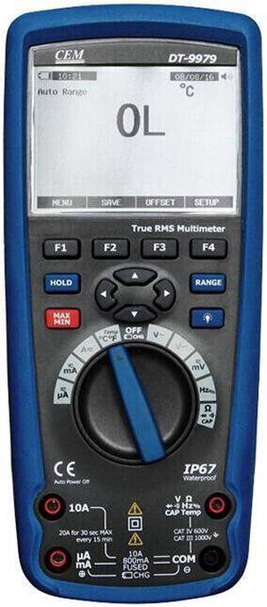 CEM DT-9979 Professional True RMS Industrial Digital Multimeter LCD Display KD