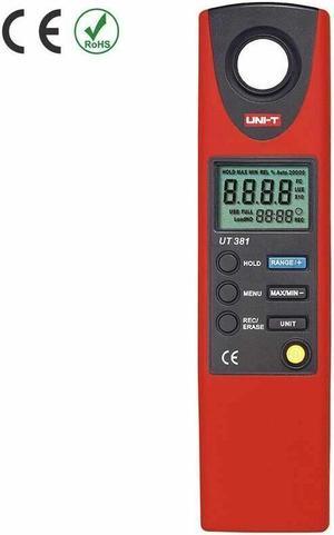 UNI-T UT381 Digital Luminometer Lux Light Meter Data Logging Luminosity Teste K