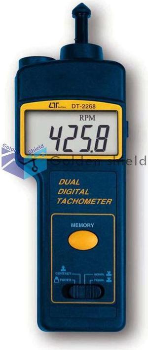 LUTRON DT-2268 Photo/Contact Tachometer Revolution Meter Rotation SpeedKd