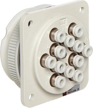 SMC DMK12-04-C1 Multi-Connector with One-touch Fittings Cover on One Side KD