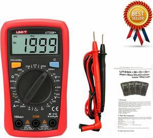 UNI-T UT33B+ Digital Multimeter LCD Palm Size DC/AC Ohm Current Resistance Kd