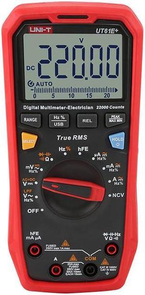 UNI-T UT61E+ 1000V True RMS Digital Multimeter USB Data hold/backlightKd