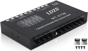 7 BAND 1/2 DIN CAR AUDIO EQ Equalizer WITH FRONT REAR AND SUB OUTPUT B2E8