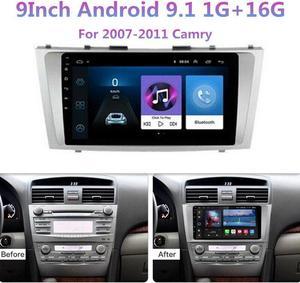 Android Car Radio Multimedia Video Player Navigation Bluetooth For Camry 07-11