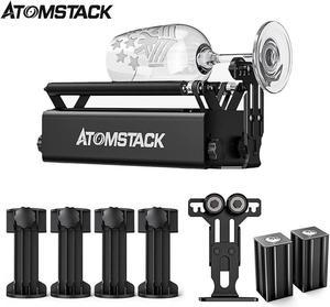 ATOMSTACK R3 PRO Laser Rotary Roller Kit 360° Rotating for Laser Engraver A9Y1