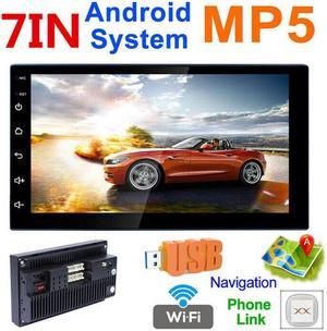 Car Bluetooth Player WiFi 2 Din 7" Radio Stereo Multimedia GPS 1+16G for Android