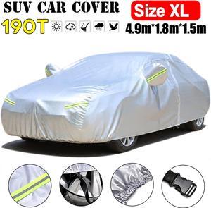 Full Car Cover for Outdoor Sun Dust Scratch Rain Snow Waterproof Breathable B2V2