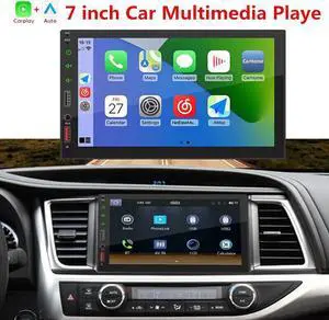 Car Radio Autoradio Multimedia Player Stereo MP5 Camera For Carplay Android Auto