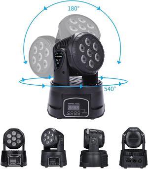 70W RGBW 4in1 LED Moving Head Stage Lighting DMX Beam Disco Club DJ Light E8K4