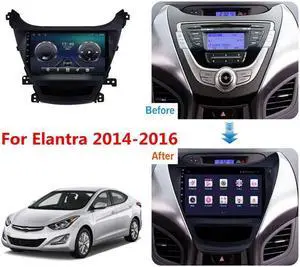 Android Car GPS Navigation Multimedia Player for Elantra 14-16 Auto Radio Stereo