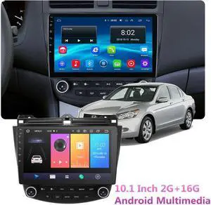 2+16G Android 2Din Car Navigation GPS Radio Multimedia Player For 03-07 Accord 7