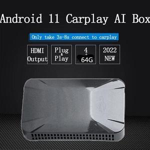 Car Wireless Carplay Android Box Multimedia Player 4+64G Plug Play For Carplay