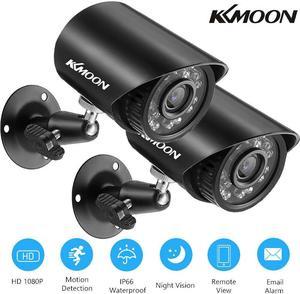 2pcs KKMOON 1080P 4in1 Security Camera Outdoor For Analog DVR Surveillance S5F1