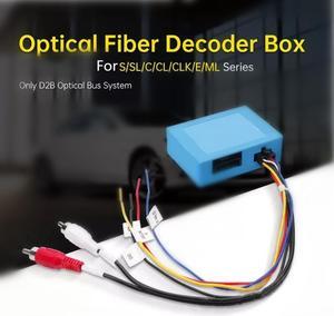 1Pcs Car Stereo Radio Optical Fiber DecoderMost Box for Benz ML GL R CLK CLASS