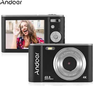 Andoer 4K 48MP Portable Digital Video Camera Anti-Shake 16X Zoom Auto Focus O6D2