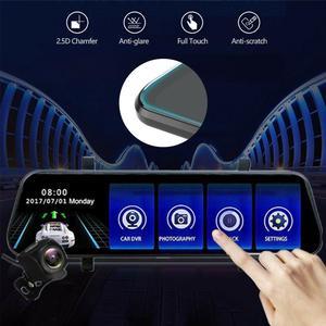 Car Rear View Mirror Touch Screen DVR Parking Monitor Camera Driving Recorder