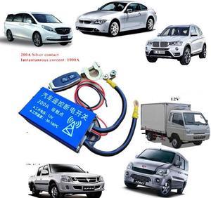 Car 1 Remote Control Integrated 12v Battery Disconnect Cut Off Isolator Switches