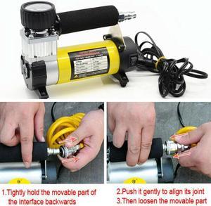 Car Wheel Air Pump Compressor Electric 100PSI Tire Tyre Inflator Inflatable Tool