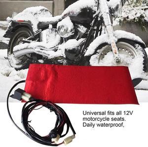 Motorcycle Seat Heated Cushion Winter Warmer Waterproof Pad Heating Pad Mat