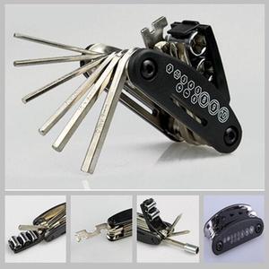 Moto Multifunction Repair Tool Allen Key Flip Hex Wrench Screwdriver