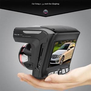 Car 1080P DVR Dash Cam Detector Video Dash Cam Video 2in1 Detector Recorder