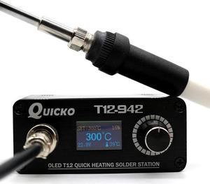 QUICKO T12-942 Soldering Station Kit OLED DIY Solder Electric Tools B1I5