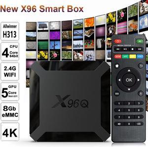 Android 10.0 TV Box X96Q Quad Core HD 4K Media Stream Player Mini PC 2.4G WiFi