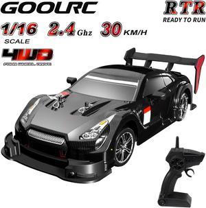 GoolRC Remote Control Drift Car for Kids 1/16 30Km/h 2.4GHz 4WD Racing Car V6B5