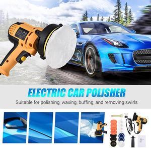 5-inch Electric Car Polisher Kit 700W Auto Car Buffer Tool Set 600-3700RPM U4N7