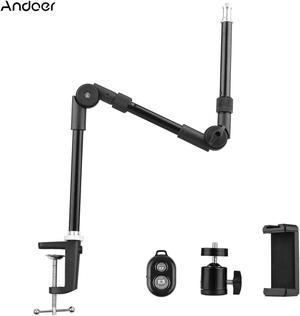 Andoer Desk Mount Table Stand with 1/4" Ball Head Adjustable Light Stand N0H7