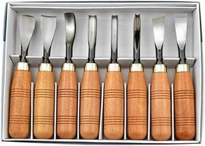 8 In 1 8 Pcs Wood Wood Carving Tools Woodworking Tool Detail Chisel O5T2