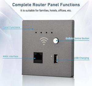 In-Wall Router 300M Access Point Router USB- R5H1