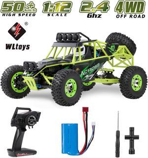 Wltoys 50km/H High Speed RC Car 1/12 2.4G 4WD Off Road RC Truck Toy Gifts Xmas