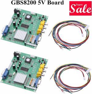 2 Packs Arcade Game RGBS/CGA/EGA/YUV to VGA Video Converter For CRT Monitor Y6T9