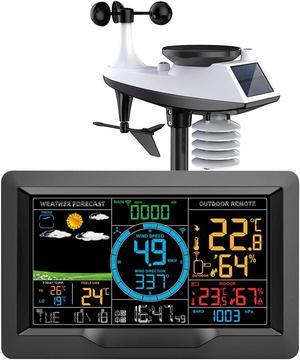 Wireless Weather Station Temperature Humidity Remote Monitor System Outdoor W4P7