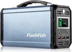 Flashfish G300 Portable 300W 222Wh Solar Generator Power Station Camping I1A2