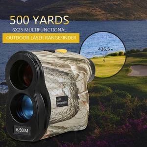 500m Golf Rangefinder 6X Binoculars Waterproof Range Finder for Hunting and Golf