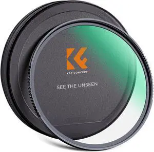 K&F Concept 62mm MC UV Protection Filter Shockproof Tempered Optical Glass with 28 Multi-Layer Coatings HD/Waterproof/Scratch Resistant for Camera Lens (Nano-X Series)