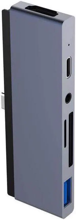 XJYLCPC Aluminum Type-C Mobile Pro Hub Adapter with USB-C PD Charging, 4K HDMI, USB 3.0 & 3.5mm Headphone Jack, PD Charging,SD/Micro Card Reader - For 2020/2018 iPad Pro, Microsoft Surface Go XJYLCPC Aluminum Type-C Mobile Pro Hub Adapter with USB-C PD Charging, 4K HDMI, USB 3.0 & 3.5mm Headphone Jack, PD Charging,SD/Micro Card Reader - For 2020/2018 iPad Pro, Microsoft Surface Go