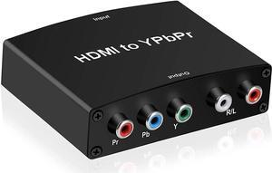 IXJYLCPC HDMI to Component Converter, Aluminum 1080P HDMI to YPbPr, HDMI to RGB 5RCA Converter for MacBook TV Blu-Ray DVD PS4 DVD, PSP, Xbox 360,Amazon Fire TV(HDMI to Ypbpr)