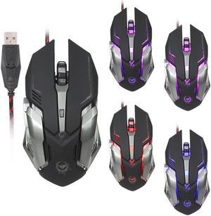 IXJYLCPC Gaming Mouse Wired [3200 DPI] [Programmable] [Breathing Light] Ergonomic Game USB Computer MiceGamer Desktop Laptop PC Gaming Mouse, 7 Buttons for Windows 7/8/10/XP Vista Linux