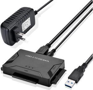 IXJYLCPC SATA To USB IDE Adapter USB 3.0 Sata 2.5 3.5 Inch Hard Disk Drive HDD SSD USB Converter IDE SATA To USB SATA Adapter Cable