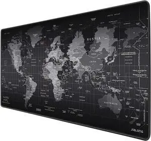 IXJYLCPC XXL Gaming Mouse Pad Large Anti-Slip Rubber Base Size 800×400×2mm(31.50 X 15.75X 0.08inch) (World Map Pattern)